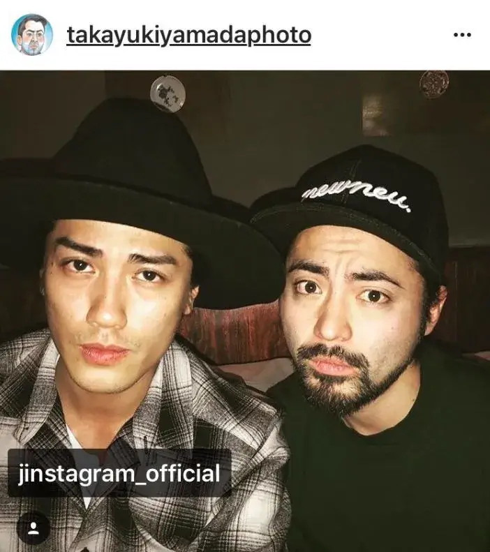 俳優の山田孝之のインスタにでた、整形疑惑の赤西仁